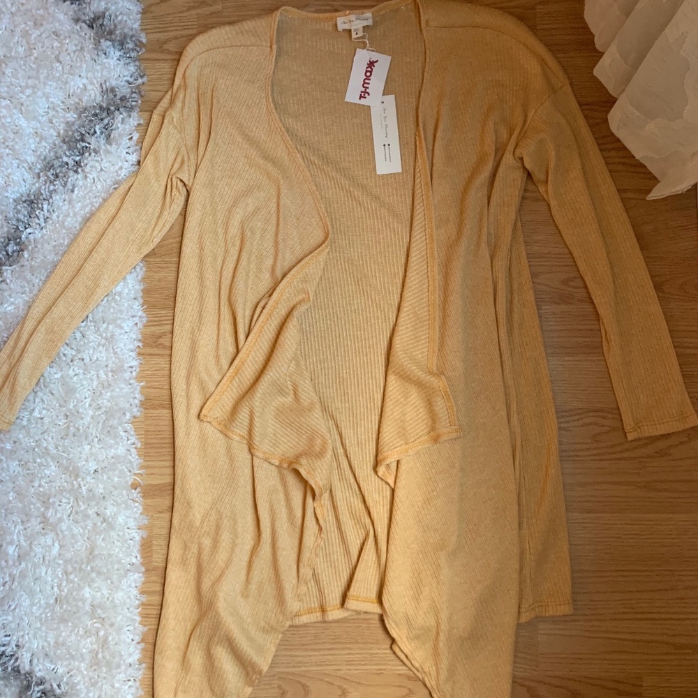 Yellow Lightweight Cardigan